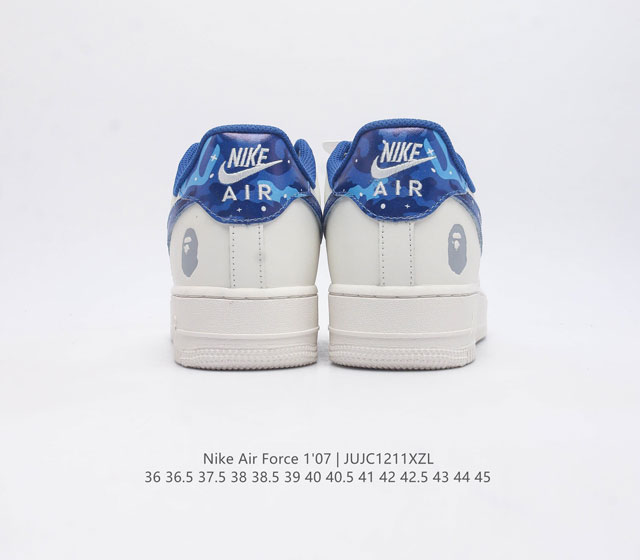 Company level Af1 Nike Air Force 1 07 Low Air Force One Original Last Original Paperboard Crafted Pure Air Force Version Focused on Foreign Trade Channels Full Palm Built in Honeycomb Air Cushion Original Box Accessories Original Factory Midsole