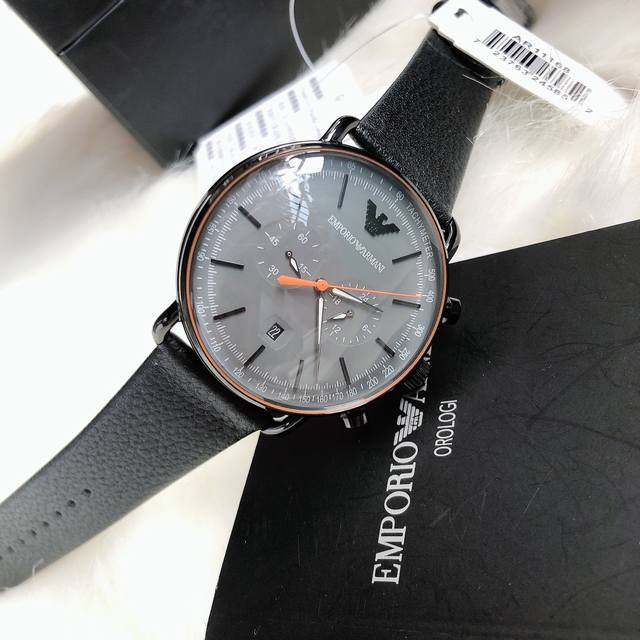 Original ARMANI official website model: AR11168 Movement type: Quartz clasp: Needle clasp Mirror material: Mineral reinforced glass Case material: Stainless steel Strap material: Italian imported cowhide Dial diameter: 4:
