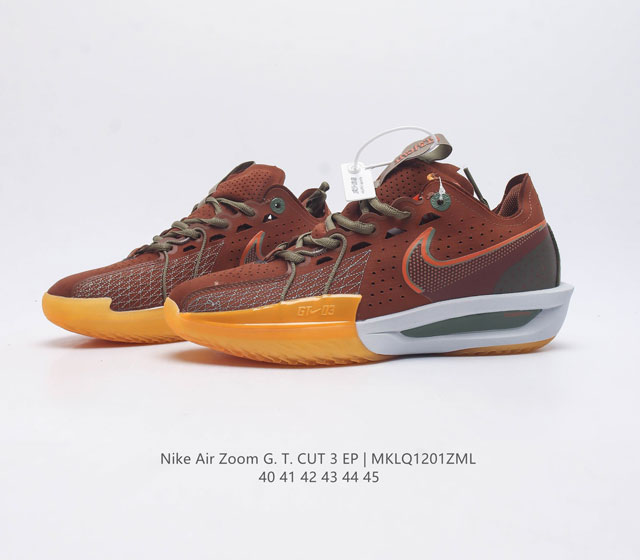 Nike men's shoes 23 new sports shoes Air Zoom Gt Cut 3 generation low top shock-absorbing sports shoes practical training basketball shoes new generation practical god shoes Nike's new masterpiece Zoomx technology brings basketball