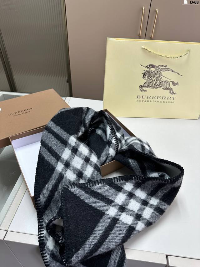 Gift Box 10 Burberry Scarf - High end, Comfortable, Fashionable, and Stylish. Trust me and accept it. It's grand, elegant, and simple. I'll give it a perfect score for the color!!! D-63