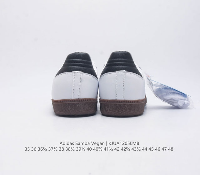 Adidas men's and women's sports shoes, clover sambavegan casual shoes, retro board shoes, classic sports shoes with environmentally friendly design, rejuvenated Adidas Samba classic shoes strive to accompany you forward