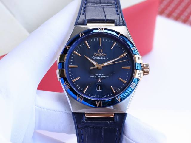 Starry Eternal Constellation Watch Fifth Generation Constellation Series! New original size 41Mm watch! Fully automatic imported mechanical movement, hot selling single item Omega Constellation series men's mechanical watch, new upgraded version arri