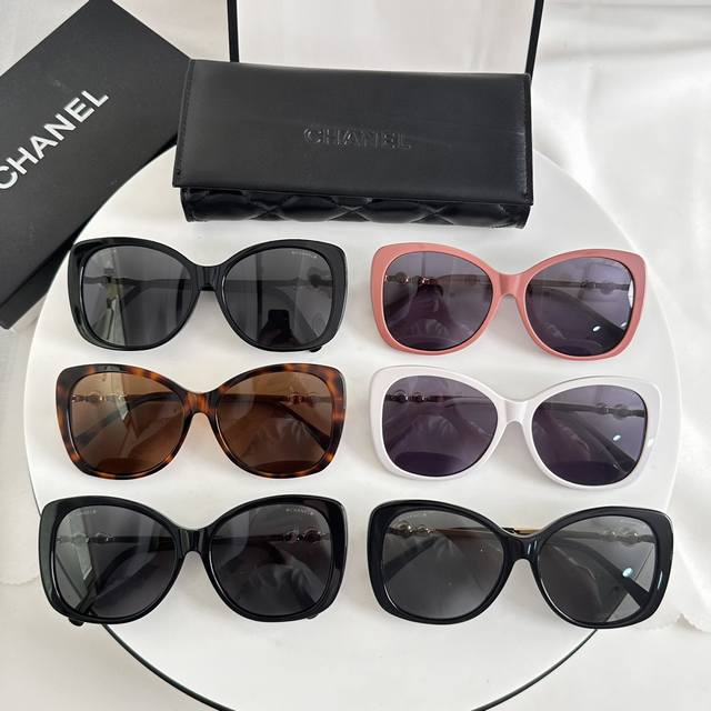 Online hot spot direct sales Chanel Naza super beautiful Chanel ch5339-H double pearl sunglasses