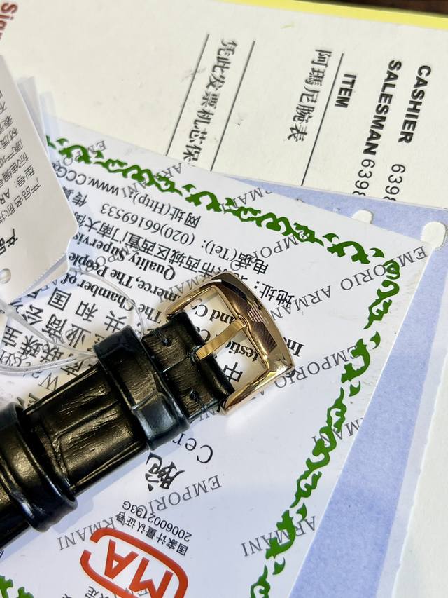 FFFH picture with packaging 25 original version, original movement button, what you have been looking for, finally in stock, highly recommended ♀♀ Armani Mechanical Belt Men's Watch Arrives Armani Case: 316L Stainless Steel Mirror: Reinforced Mineral