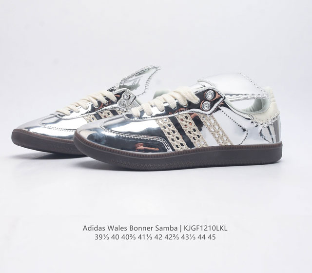 The authentic retro and avant-garde brands have occupied the United Kingdom designer brand Wales Bonner X Adidas Wb Samba Wb Nissan series classic retro low top casual sports running shoes item number Ie0586