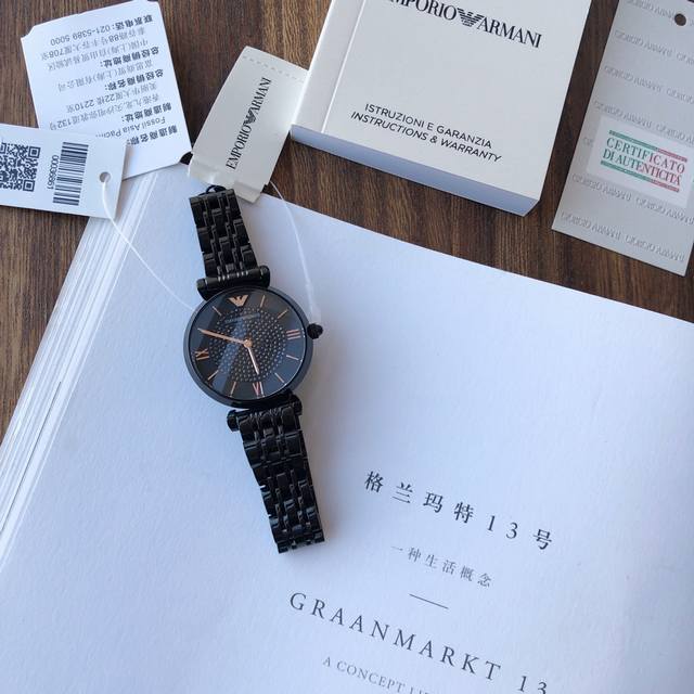 Armani Armani Starry Sky Women's Watch Model Dial Diameter 32mm: