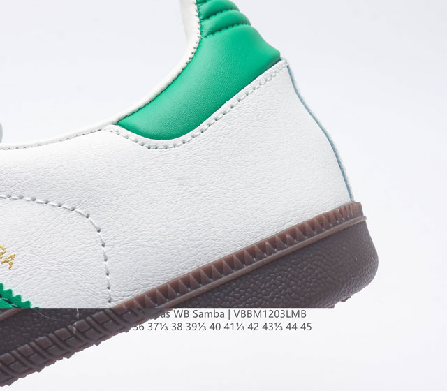 Adidas Wb Samba Samba Training Shoes Korean Ghost Order Samba Anniversary Series Difference Market Fake Leather Currency Adidas Classic samba Og Slender Shoes