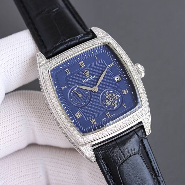 Mei 50 Rolex and Watch King Patek Philippe have joined forces to release a limited edition trendy men's new product, the men's full diamond trench set watch. It is equipped with a fully automatic 28S6 Asian fully automatic imported joint venture mech