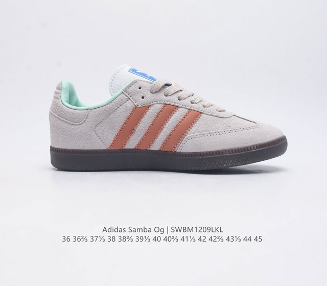 Adidas Originals Samba Og Shoes is a classic sports shoe that showcases a casual and modern style. It is a fashionable classic shoe for men and women that was born in the 1950s