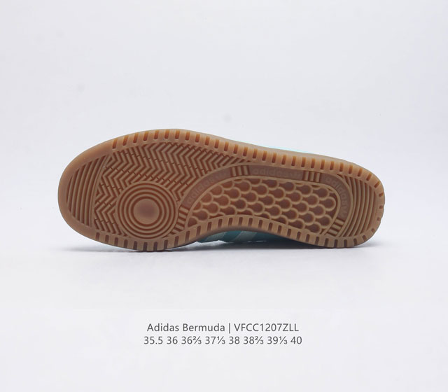 Adidas German Training Shoe Series Women's Shoes Fresh Macaron Style Adidas New Clover Bermuda Sports Board Shoes Secretly Launched Recently Adidas Originals Be