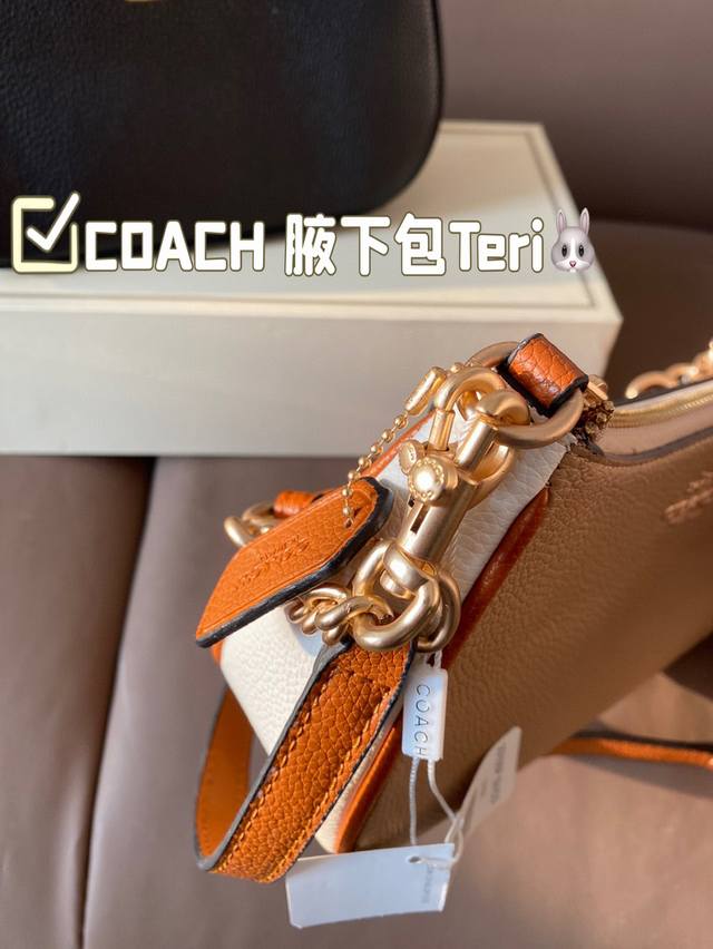 Folding gift box size: 24 * 13 Coach Underarm Bag Teri new product from the Coach Teri series. The Underarm Bag is super suitable for wearing a camisole dress in summer and pairing it with an Underarm Bag. It's simply amazing:
