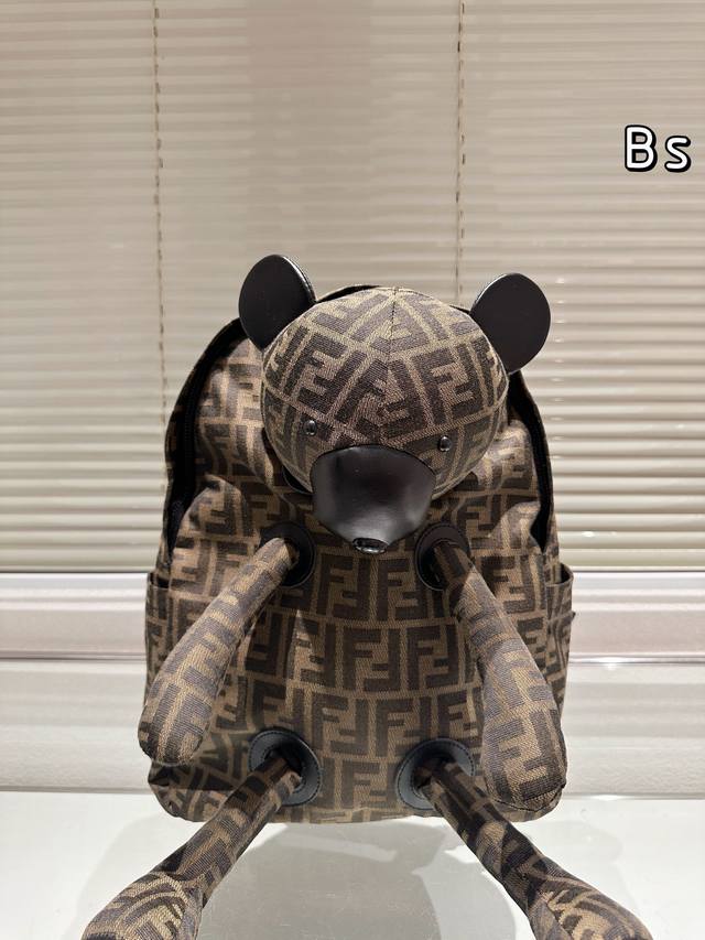 Size 31 40 Fendi Burberry Dior Backpack Bear Material Durable and Wear resistant Design Simple Body Lightweight and Comfortable for Daily Use Black Eternal Edition Cool Top! Fashionable!: