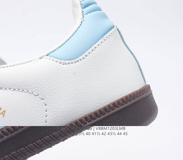 Adidas Wb Samba Samba Training Shoes Korean Ghost Order Samba Anniversary Series Difference Market Fake Leather Currency Adidas Classic samba Og Slender Shoes