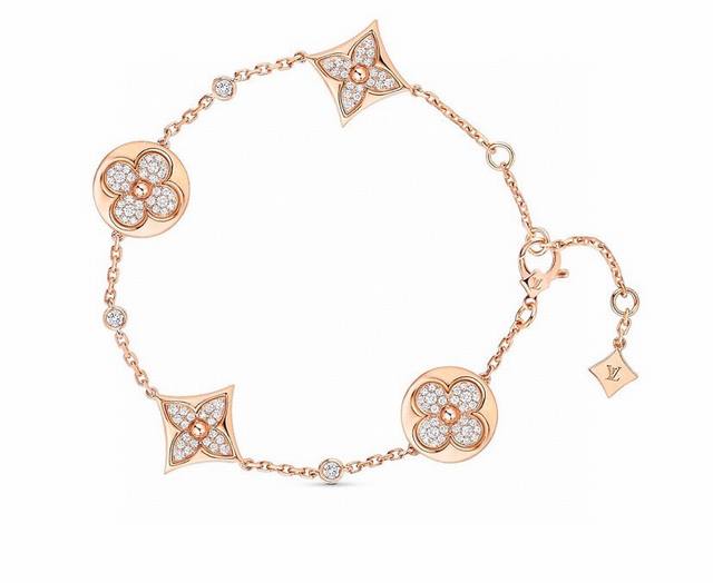 The original customized full diamond four flower bracelet of Jinggong version Lv is comparable to the authentic products in the counter in every detail. There is only one company in the industry that purchases genuine products from counters all over