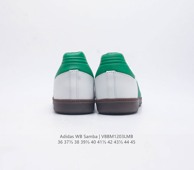 Adidas Wb Samba Samba Training Shoes Korean Ghost Order Samba Anniversary Series Difference Market Fake Leather Currency Adidas Classic samba Og Slender Shoes