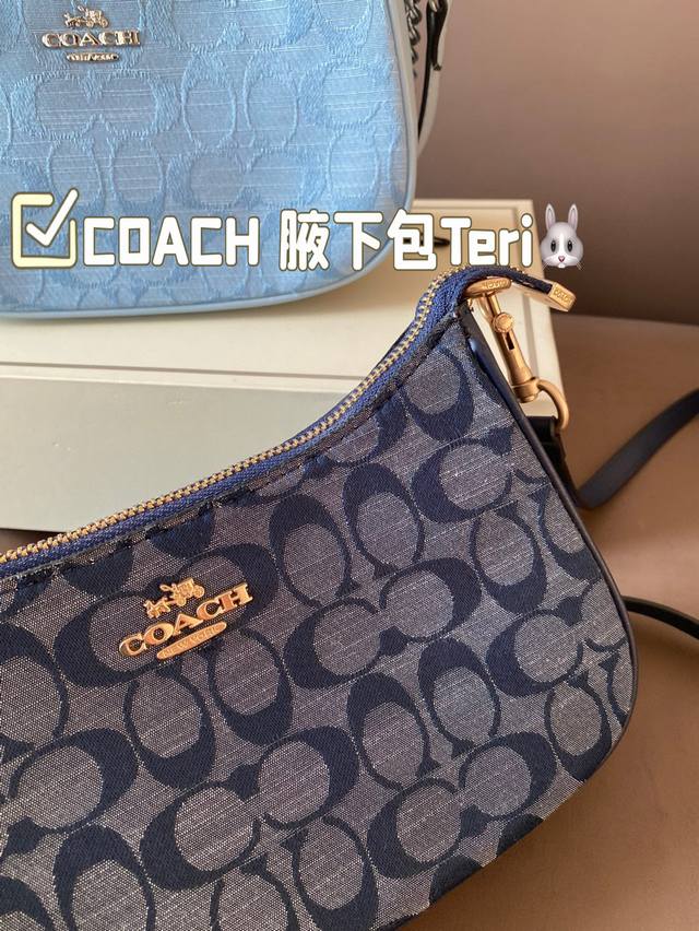 Folding gift box size: 24 * 13 Coach Underarm Bag Teri new product from the Coach Teri series. The Underarm Bag is super suitable for wearing a camisole dress in summer and pairing it with an Underarm Bag. It's simply amazing: