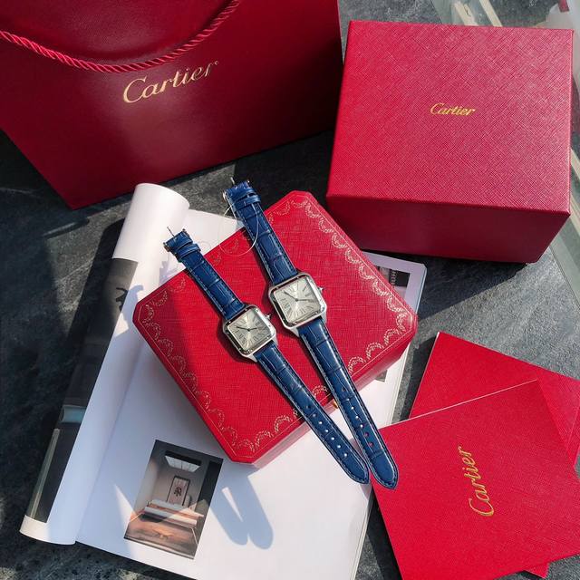Cartier's classic work, the Sandus series watch! Compared to round watches, square watches are particularly unique due to their sharp and angular design. When it comes to classic square watches, Cartier's Sandus naturally makes the list. Sandus watch