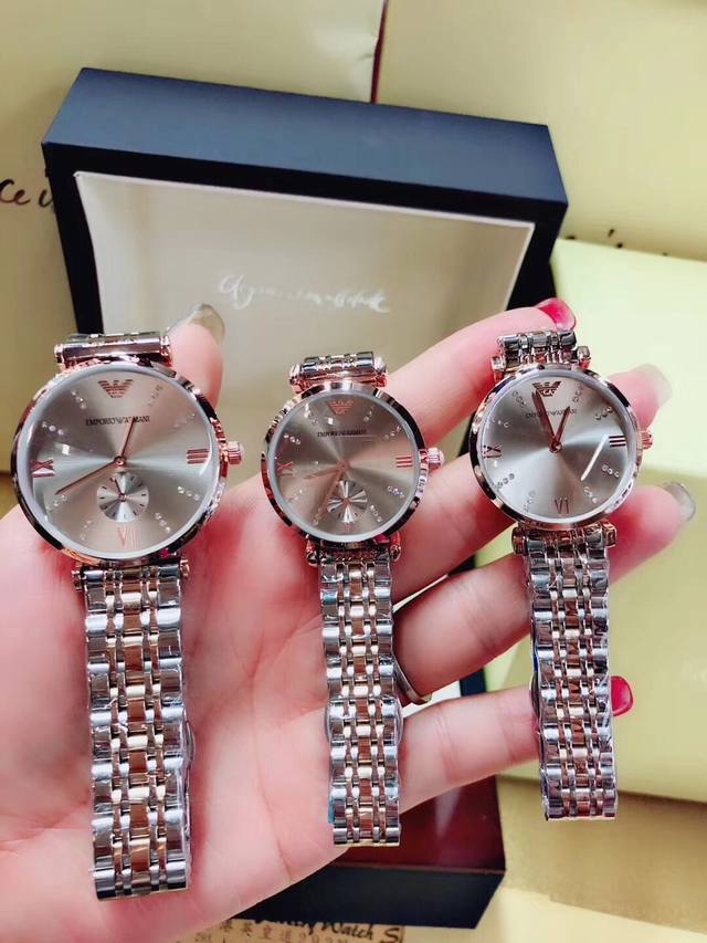 The original order also includes Grandma Grey Emporio Armani Gianniti-B series quartz watch classic series women's 32mm men's 40mm in stock: