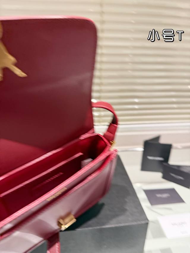 Small Ysl Tofu Bag It Bag_ Must Know Hot Item, Ysl Solferino Original Factory Fine Toothpick Pattern Box Leather, with excellent hand feel and flexibility of the leather surface! The newly designed
