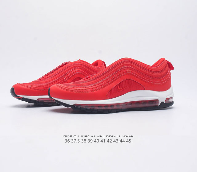 Nike casual shoes classic air cushion Air Max 97 bullet air cushion low top sports shoes Air Max 97 sports running shoes with streamlined shoe body and excellent technology create all-round protection for sports enthusiasts