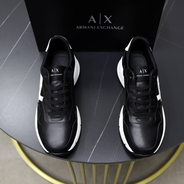 Brand: Armani ARM NI Standard size: 38-44 45 Customization level: Official website Same material: Original cowhide fabric Comfortable and breathable Inner lightweight and wear-resistant outsole Style category: Men's fashionable casual shoes Running s