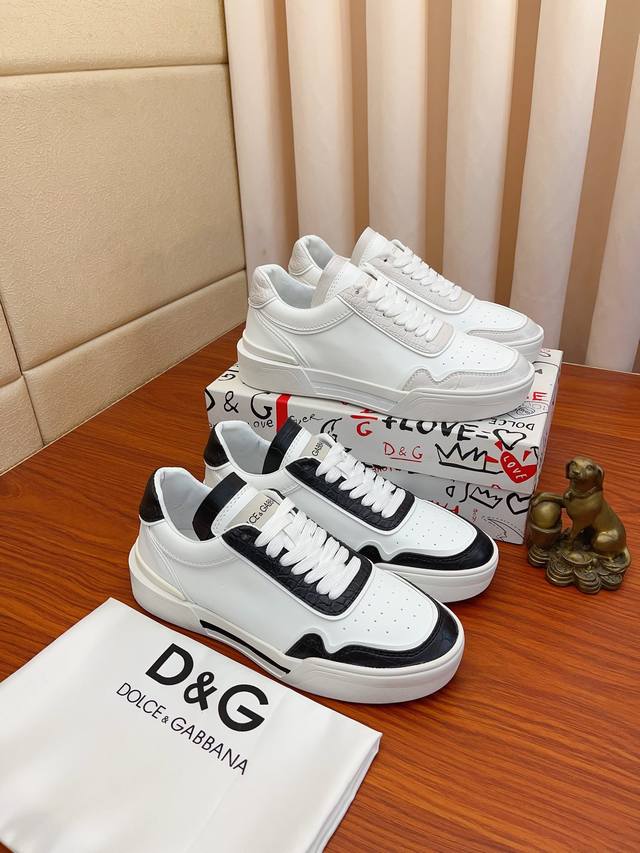 Actual price: Dolce&Gabbana DG original imported top layer cowhide and sheepskin lining, lightweight, comfortable, versatile on the upper foot, original special supply outsole highly favored by trendy men, welcome to compare exquisite and luxurious q