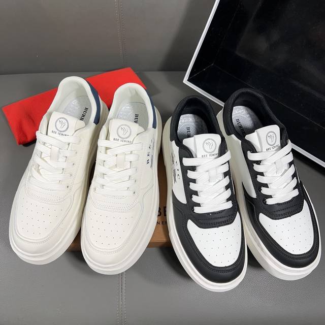 Real price without profit! The latest casual and fashionable men's shoes on Burberry's official website, with a popular and simple style, are exclusive to trendy men Unique official website latest brand element original decoration, fashionable and ge