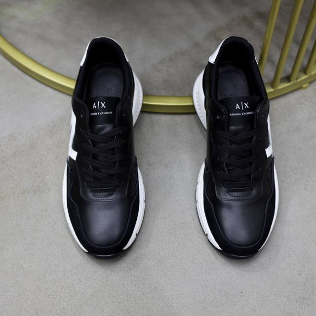 Brand: Armani ARM NI Standard size: 38-44 45 Customization level: Official website Same material: Original cowhide fabric Comfortable and breathable Inner lightweight and wear-resistant outsole Style category: Men's fashionable casual shoes Running s